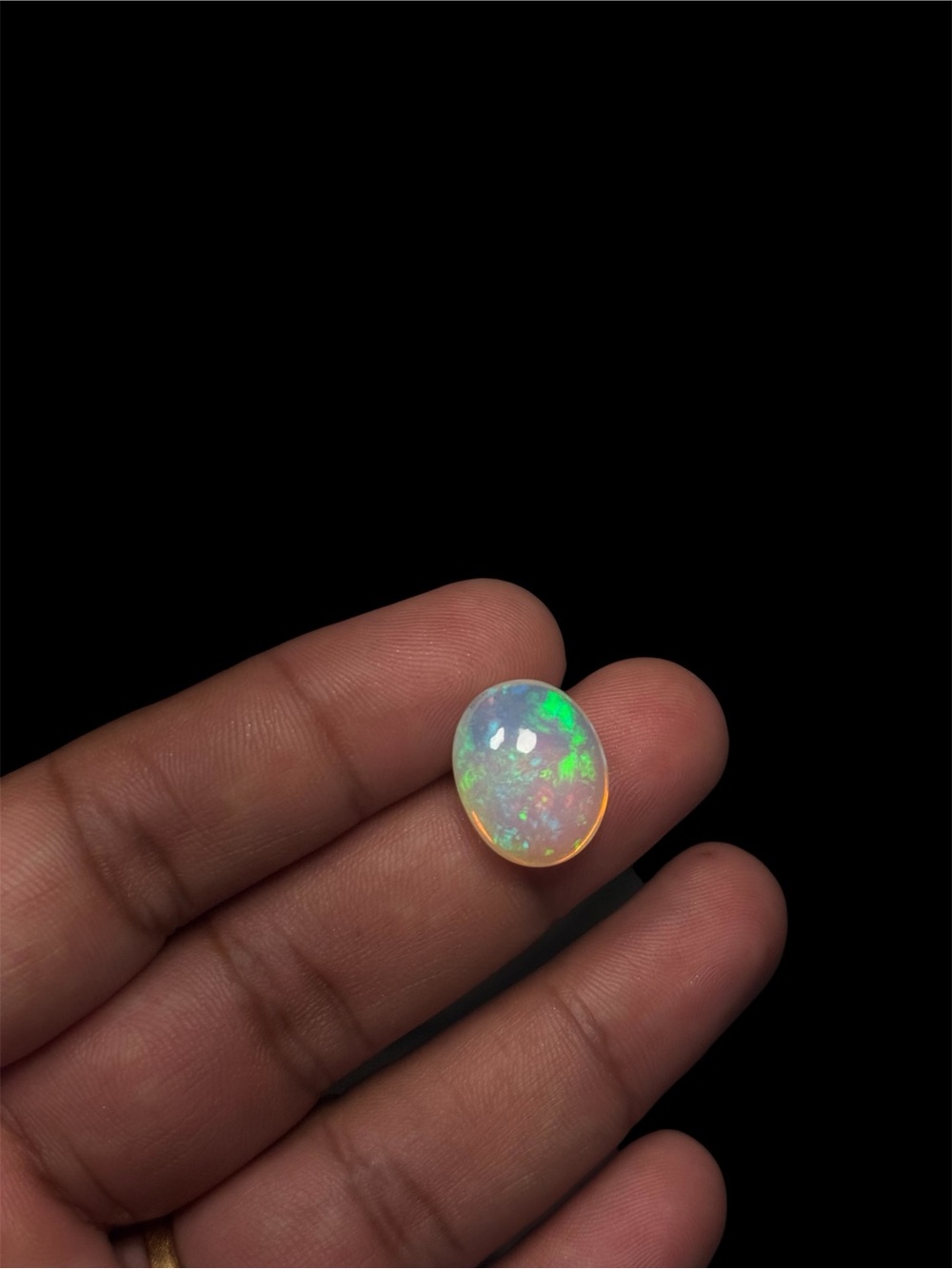 9.20 Ct Natural Ethiopian Welo Opal Oval Cabochon Loose Gemstone